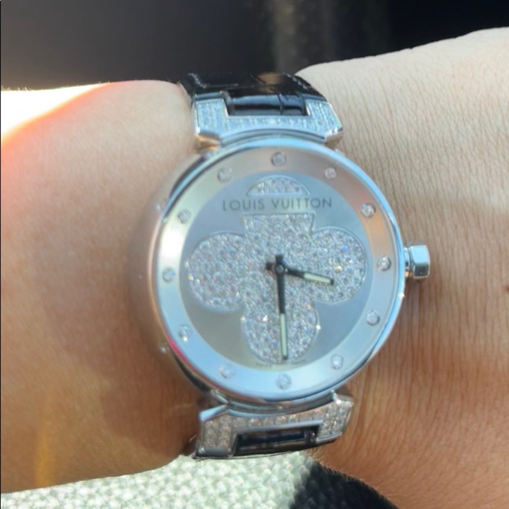 LOUIS VUITTON TAMBOUR DIAMONDS💎💎💎 WATCH
